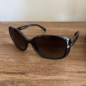 Prada Black Frame Polarized Sunglasses w/ Original Case